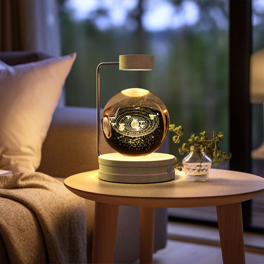 Crystal Ball Night Light – Multiple Designs | Warm Light w/ USB Rechargeable