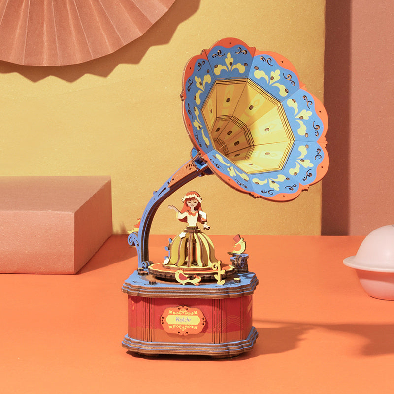 DIY 3D Magic Music Box with movement and music