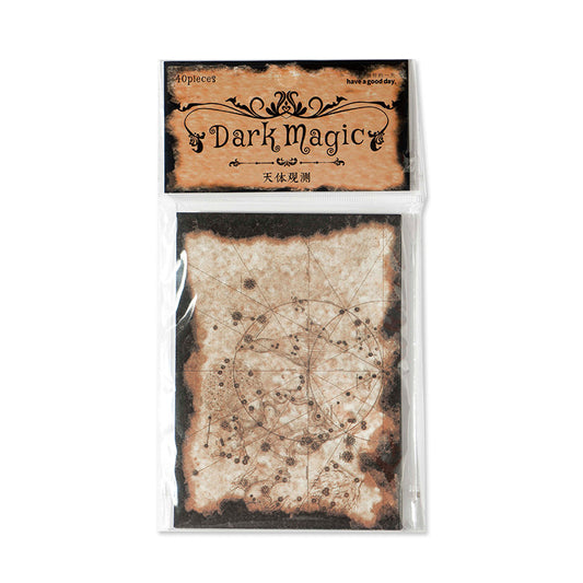 Enchanted Retro Notebook Collection – Mystical Art & Stickers Set