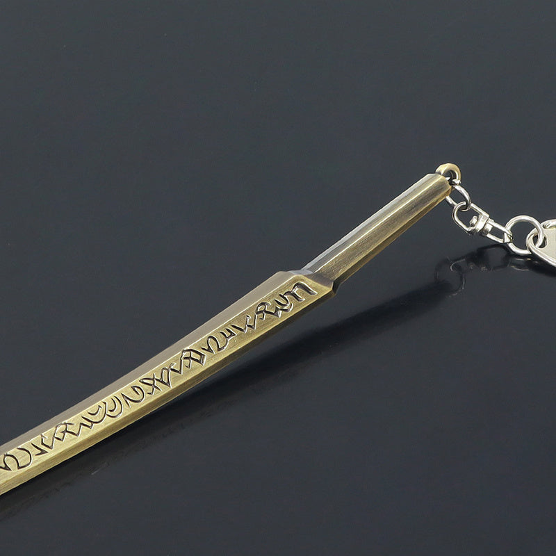 All Metal Handicraft Decoration Model – Cuchillo Decorativo de Aleación de Zinc (22 cm)