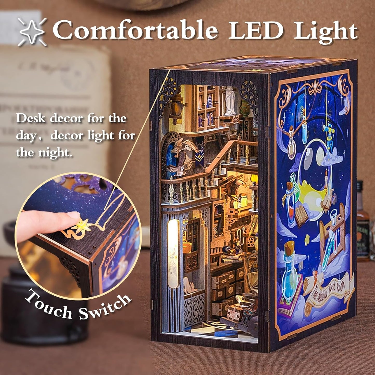 Book Nook Miniature - Nebula Common RoomBox |DIY Kit