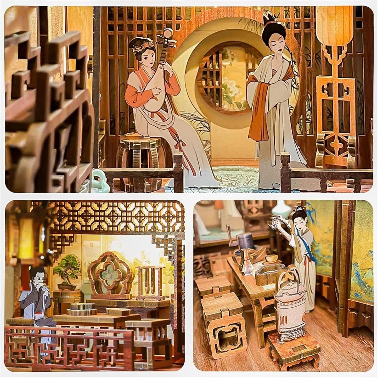 Book Nook Miniatura – Kit “Elegancia Dinastía Song”