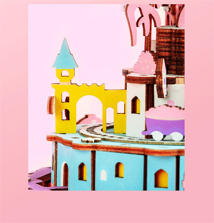 DIY 3D Magic Music Box with movement and music