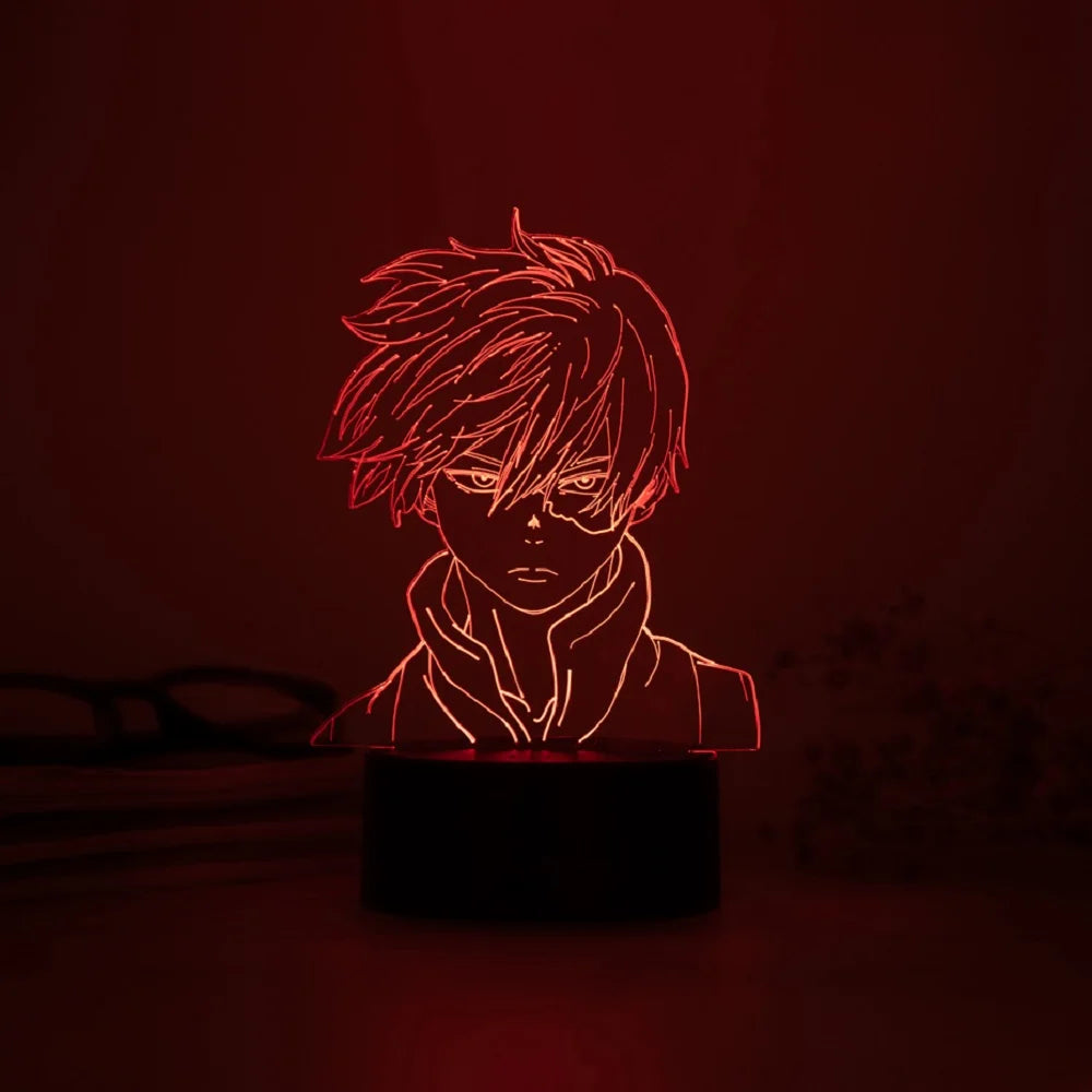 Anime character 3D night light full-time hunter KILLUA ZAOLDYECK USB table lamp birthday gift Christmas gift New Year gift
