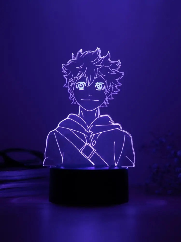 Anime character 3D night light full-time hunter KILLUA ZAOLDYECK USB table lamp birthday gift Christmas gift New Year gift