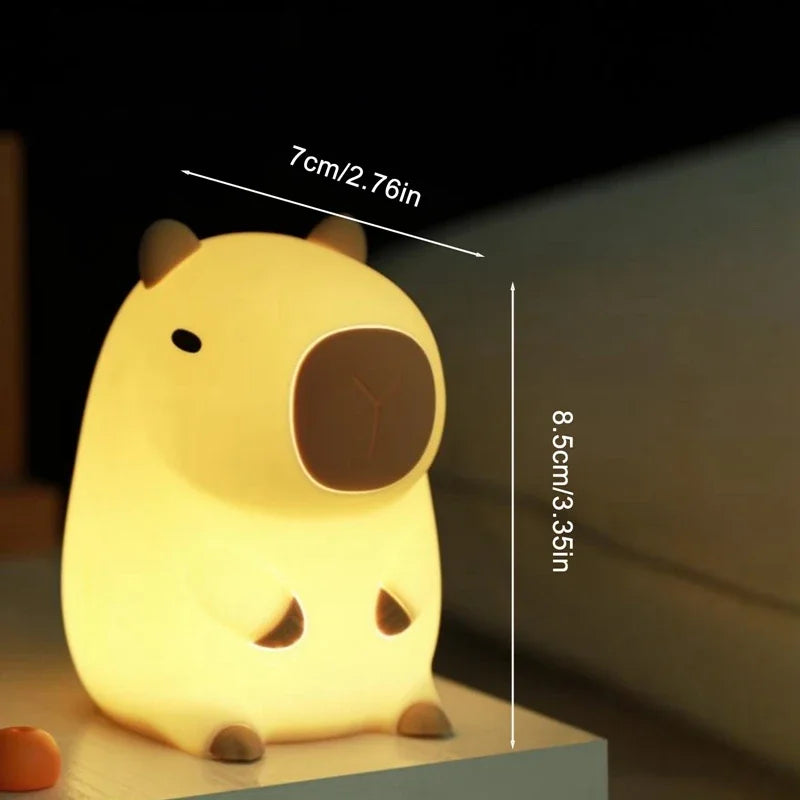 Capybara Night Light – Official Ambassador of Chill