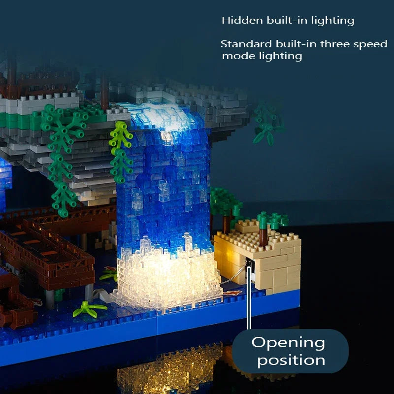 Castillo del Jardín Flotante – Modelo Arquitectónico de Fantasía Oriental