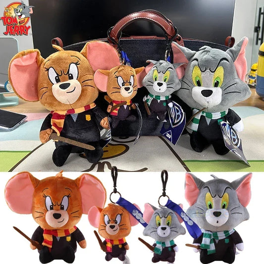 Tom and Jerry 100th Anniversary Plush – Tom Dressed as Harry Potter (20cm)