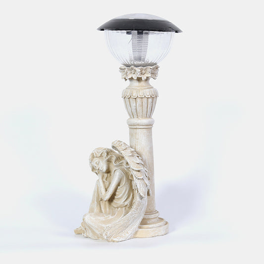 Creative Little Angel Resin Ornaments Solar Decorative Lights