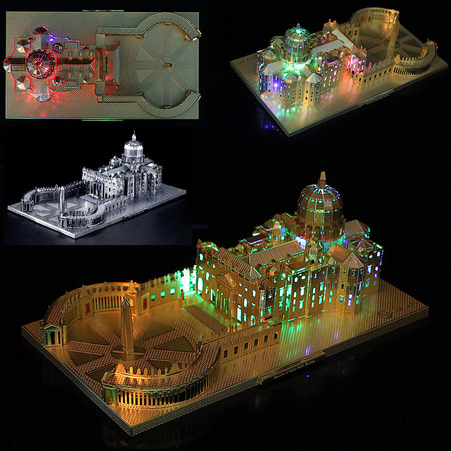 Basílica de San Pedro – Puzzle 3D en Aleación