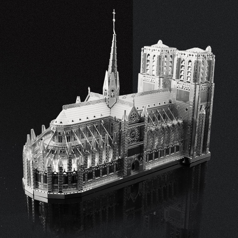 🏰 Puzzle 3D de Metal - Notre Dame de París 🏰