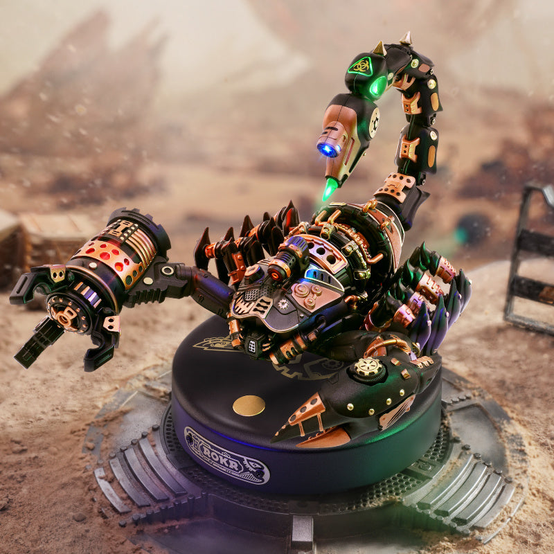3D Mechanical Battle Scorpion – Robotic Puzzle with Lights and Movement