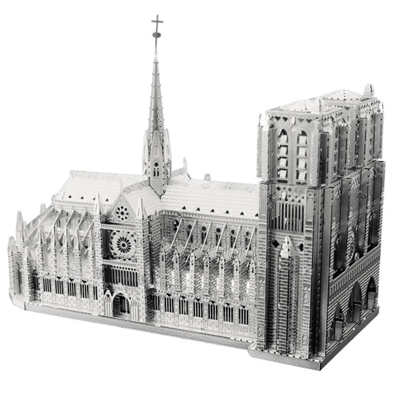 🏰 Puzzle 3D de Metal - Notre Dame de París 🏰