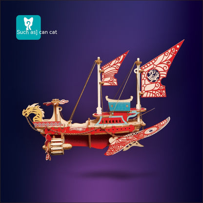 3D Wooden Ship Puzzle — Where History Meets Modernity