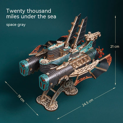 3D Wooden Ship Puzzle — Where History Meets Modernity