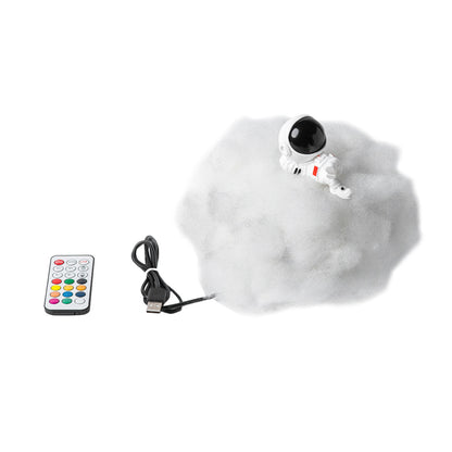 ☁️ Astronaut Cloud Lamp | Night Light with Rainbow Effect and Remote Control