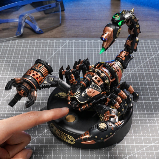 3D Mechanical Battle Scorpion – Robotic Puzzle with Lights and Movement