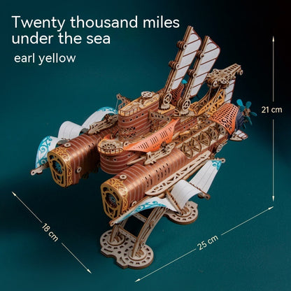 3D Wooden Ship Puzzle — Where History Meets Modernity
