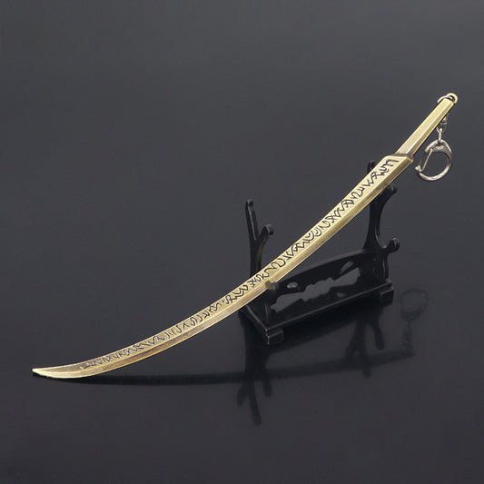 All Metal Handicraft Decoration Model – Cuchillo Decorativo de Aleación de Zinc (22 cm)