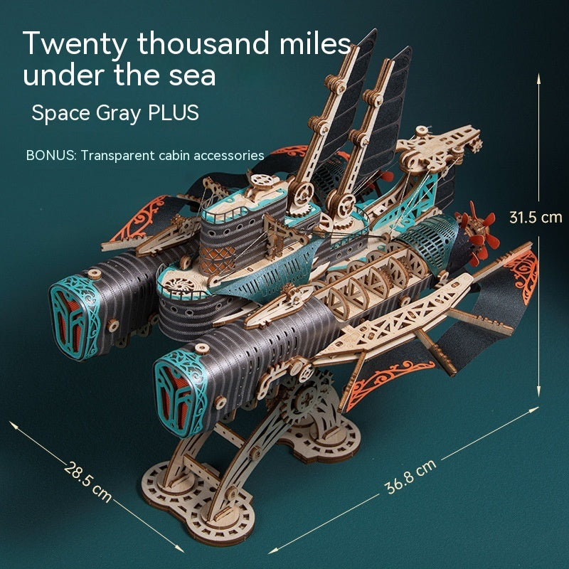 3D Wooden Ship Puzzle — Where History Meets Modernity