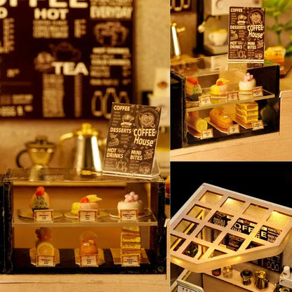 Kit Coffee Shop en Miniatura | Roombox DIY