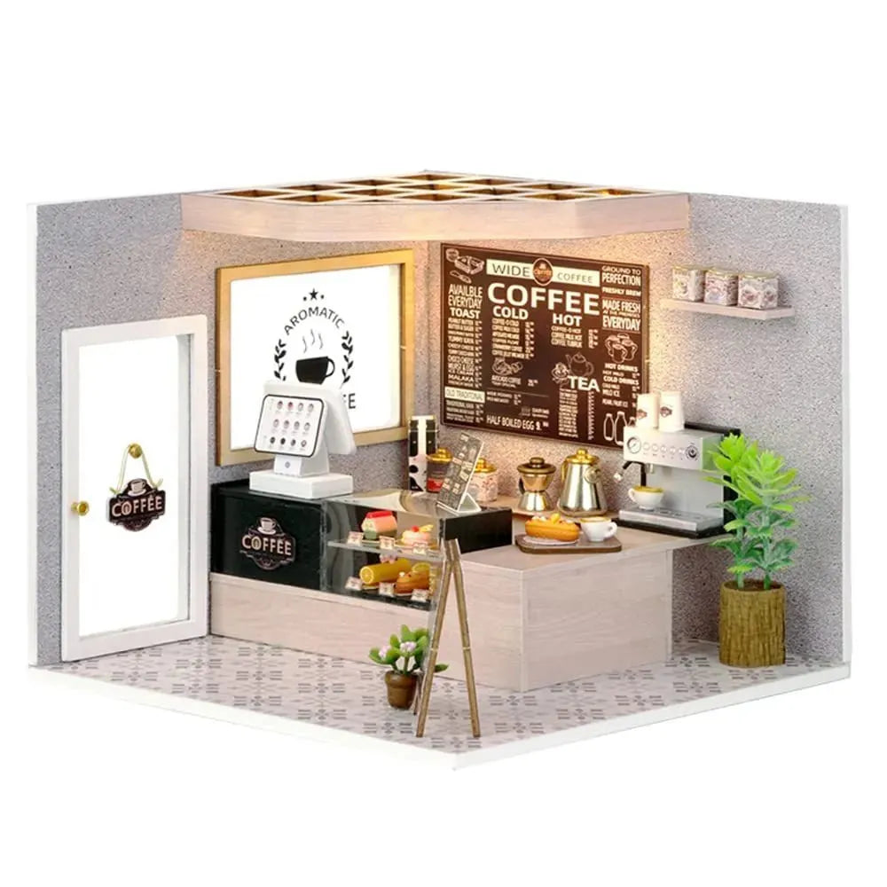 Kit Coffee Shop en Miniatura | Roombox DIY