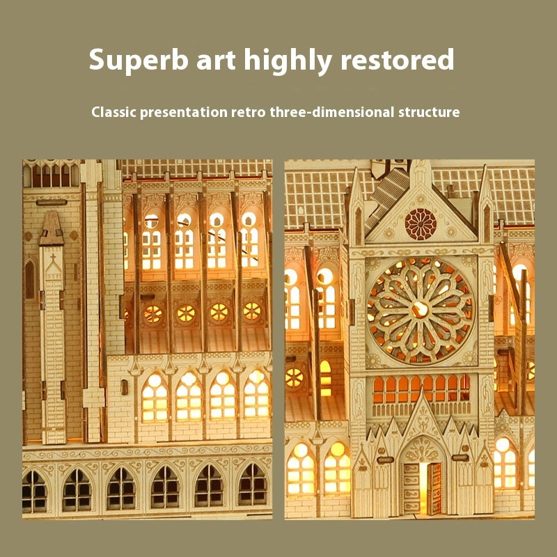 Rompecabezas 3D Castillo Notre Dame – Modelo Creativo para Armar