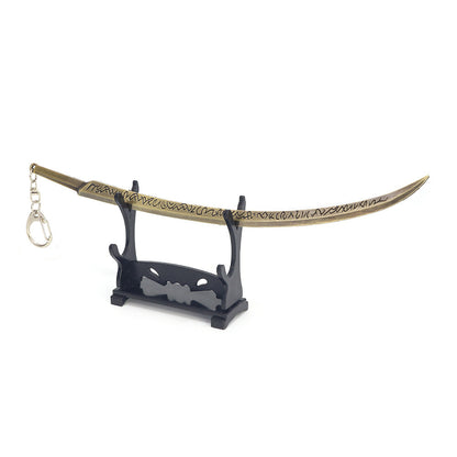 All Metal Handicraft Decoration Model – Cuchillo Decorativo de Aleación de Zinc (22 cm)