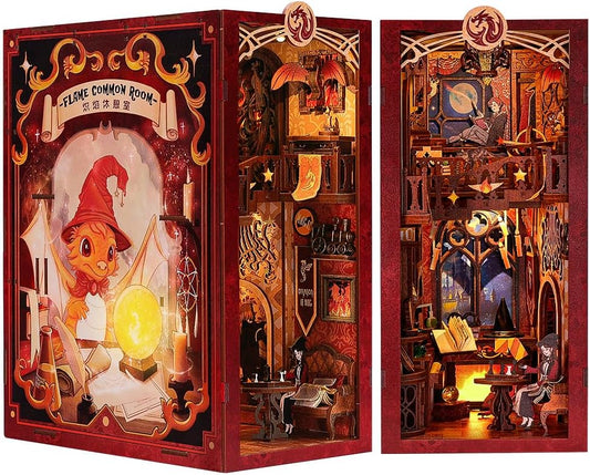 Miniature Book Nook | DIY Kit Flame Common