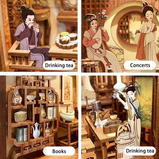 Book Nook Miniatura – Kit “Elegancia Dinastía Song”