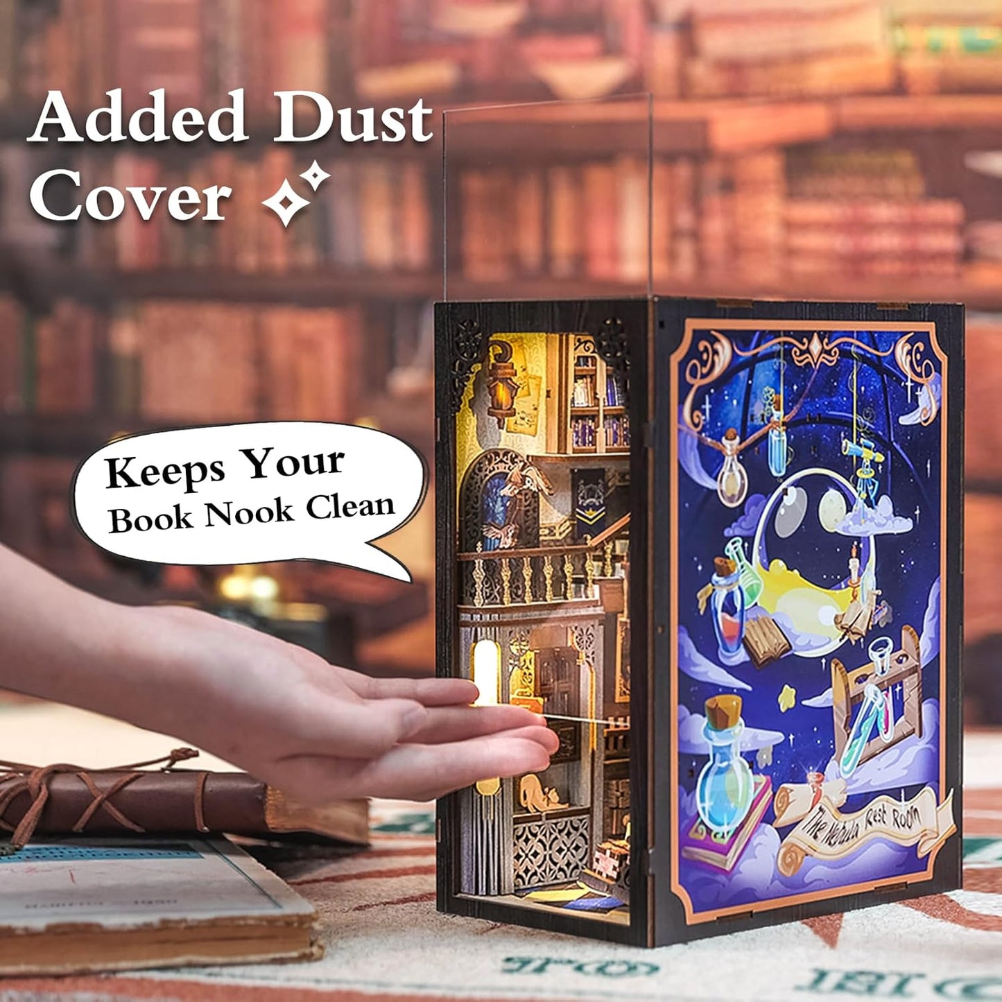 Book Nook Miniature - Nebula Common RoomBox |DIY Kit