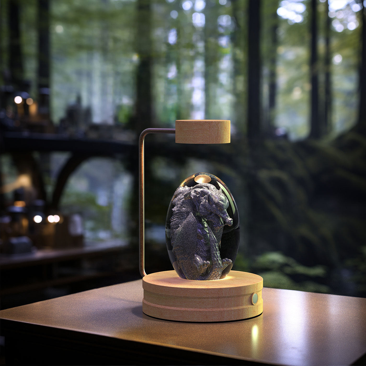 Crystal Ball Night Light – Multiple Designs | Warm Light w/ USB Rechargeable