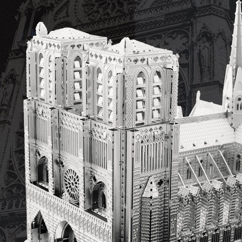 🏰 Puzzle 3D de Metal - Notre Dame de París 🏰