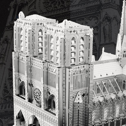 🏰 Puzzle 3D de Metal - Notre Dame de París 🏰