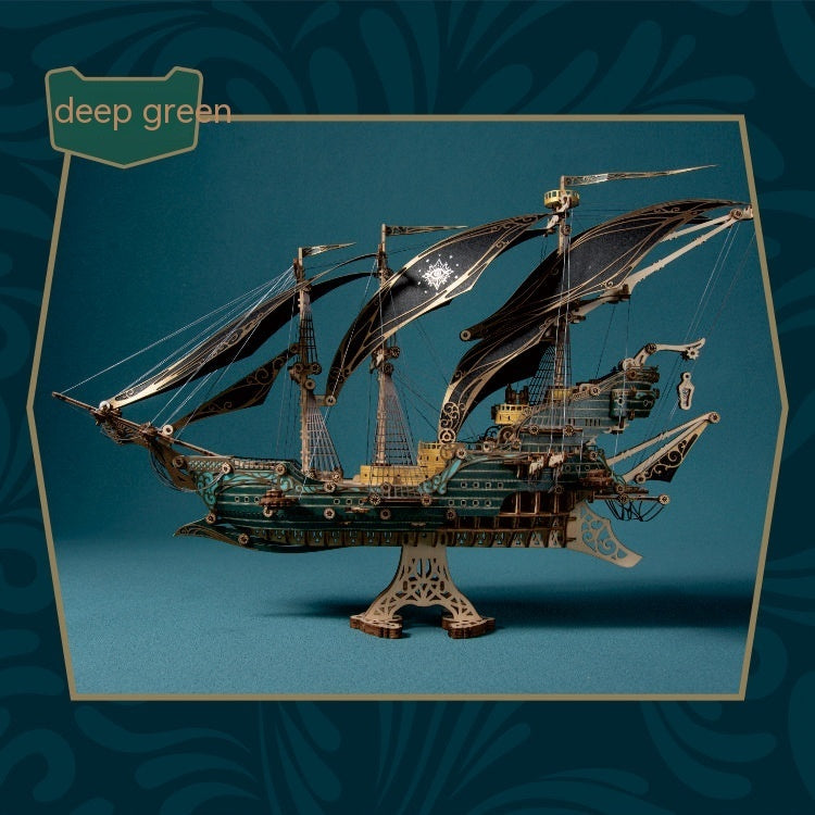 3D Wooden Ship Puzzle — Where History Meets Modernity