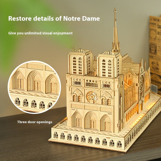 Rompecabezas 3D Castillo Notre Dame – Modelo Creativo para Armar