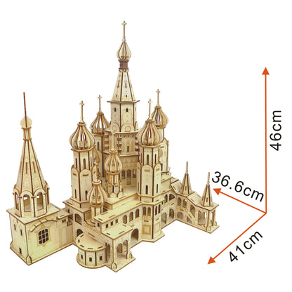 Catedral de San Basilio - Puzzle 3D en madera