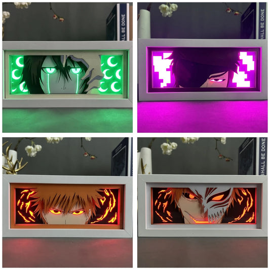 Anime LED Lamp – Ichigo Kurosaki Shadow Box (Bleach)