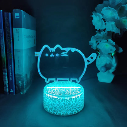 Kawaii Cat 3D Illusion Lamp