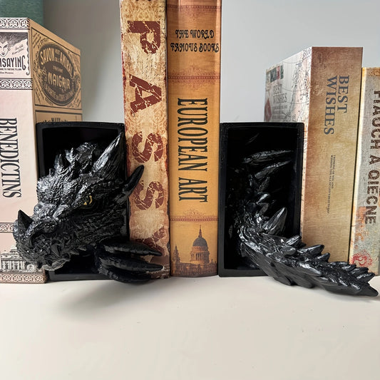 Dragon Bookends – Epic Decoration