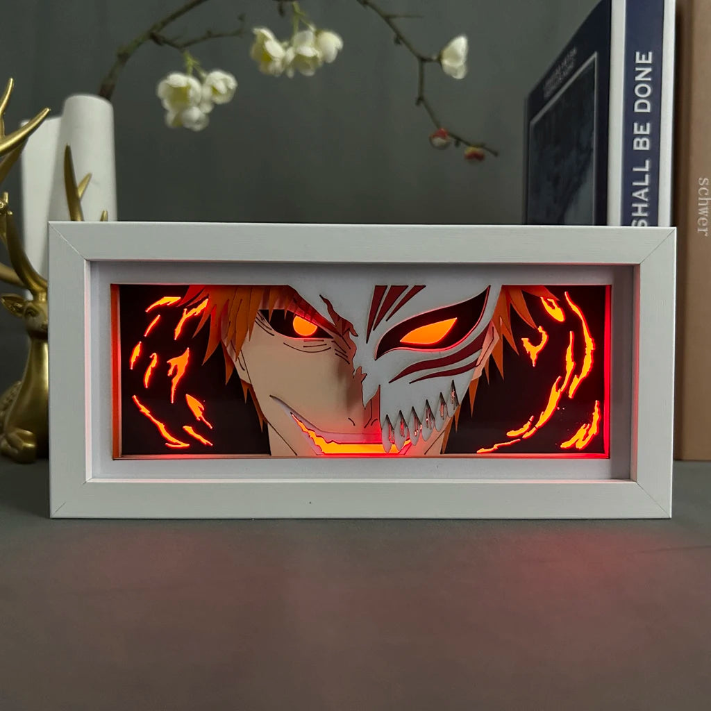 Anime LED Lamp – Ichigo Kurosaki Shadow Box (Bleach)