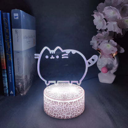 Kawaii Cat 3D Illusion Lamp