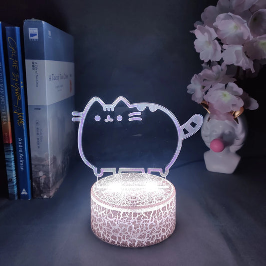 Kawaii Cat 3D Illusion Lamp