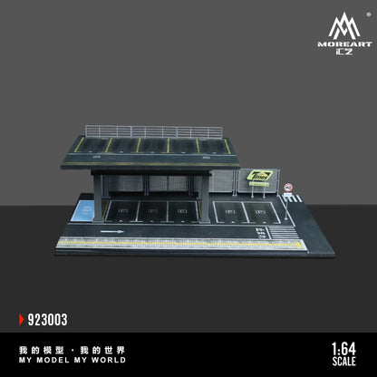 Diorama 3D – Two-Level Urban Parking Lot with Workshop