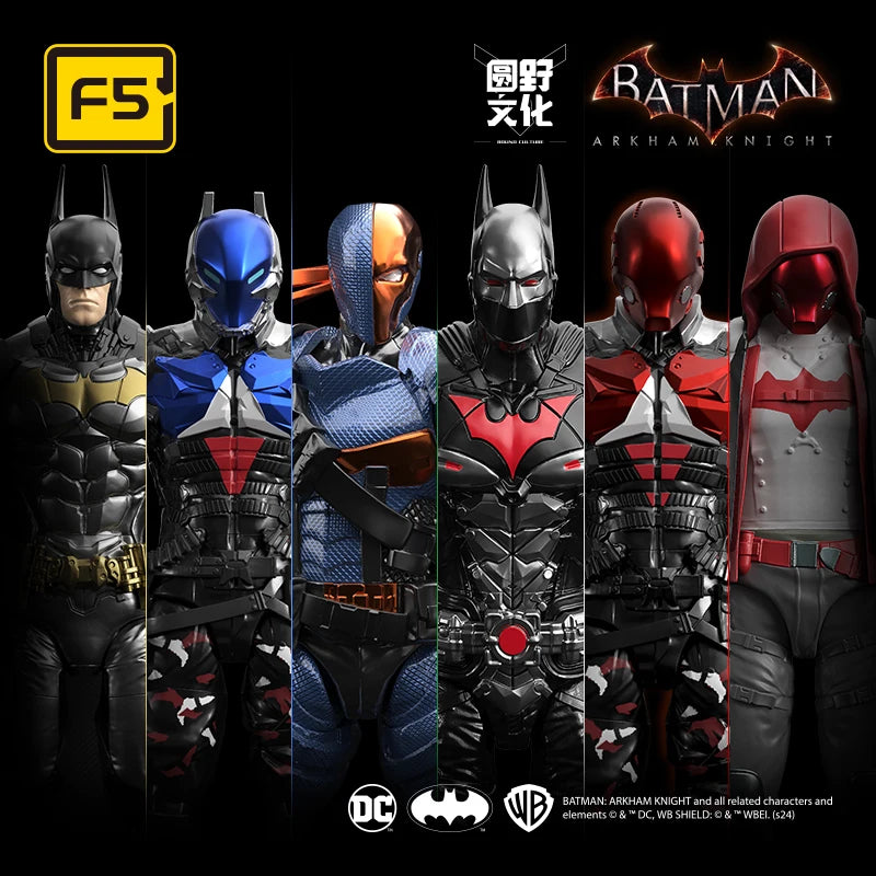 Hot F5 Circular Culture Batman (Crazy Edition): Arkham Knight'S Fatal Strike Red Hood Assembled Mobile Toy Collection Model Gift
