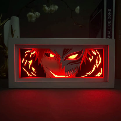 Anime LED Lamp – Ichigo Kurosaki Shadow Box (Bleach)