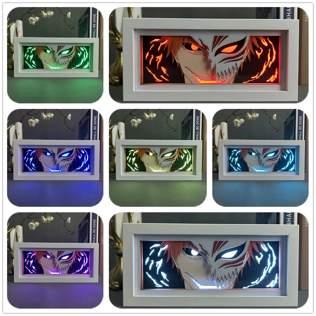 Anime LED Lamp – Ichigo Kurosaki Shadow Box (Bleach)