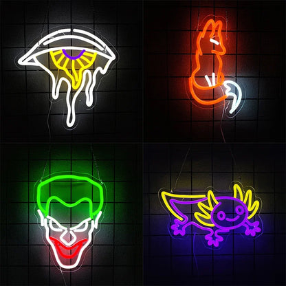 LED Neon Signs – Joker, Fox, Eye and more