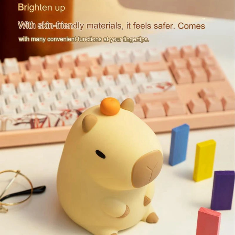 Capybara Night Light – Official Ambassador of Chill