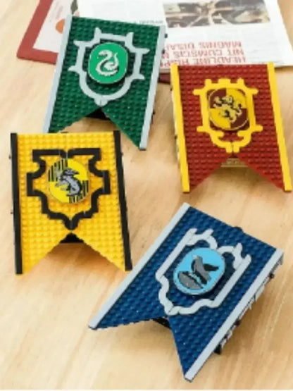 Ideas Set of 4 Academy Flag Blocks suit, Collectible Adult Toys, Birthday Gifts and Magic RPG Supplies, Magic Games for Teens